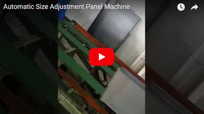 Machine automatique de panneau de réglage de taille